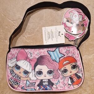 L.O.L. Surprise! Pink and Black Kids Crossbody Bag